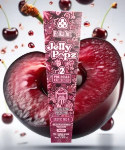 Buy Black Cherry Gelato | Indica | 2.5g Jelly Popz Exotic THC-A Pre-Rolls | Black Cherry Gelato | Indica | 2.5g Jelly Popz Exotic THC-A Pre-Rolls for sale
