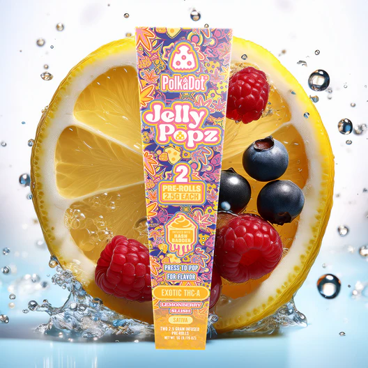 Buy Lemonberry Slush | Sativa | 2.5g Jelly Popz Exotic THC-A Pre-Rolls | Lemonberry Slush | Sativa | 2.5g Jelly Popz Exotic THC-A Pre-Rolls for sale